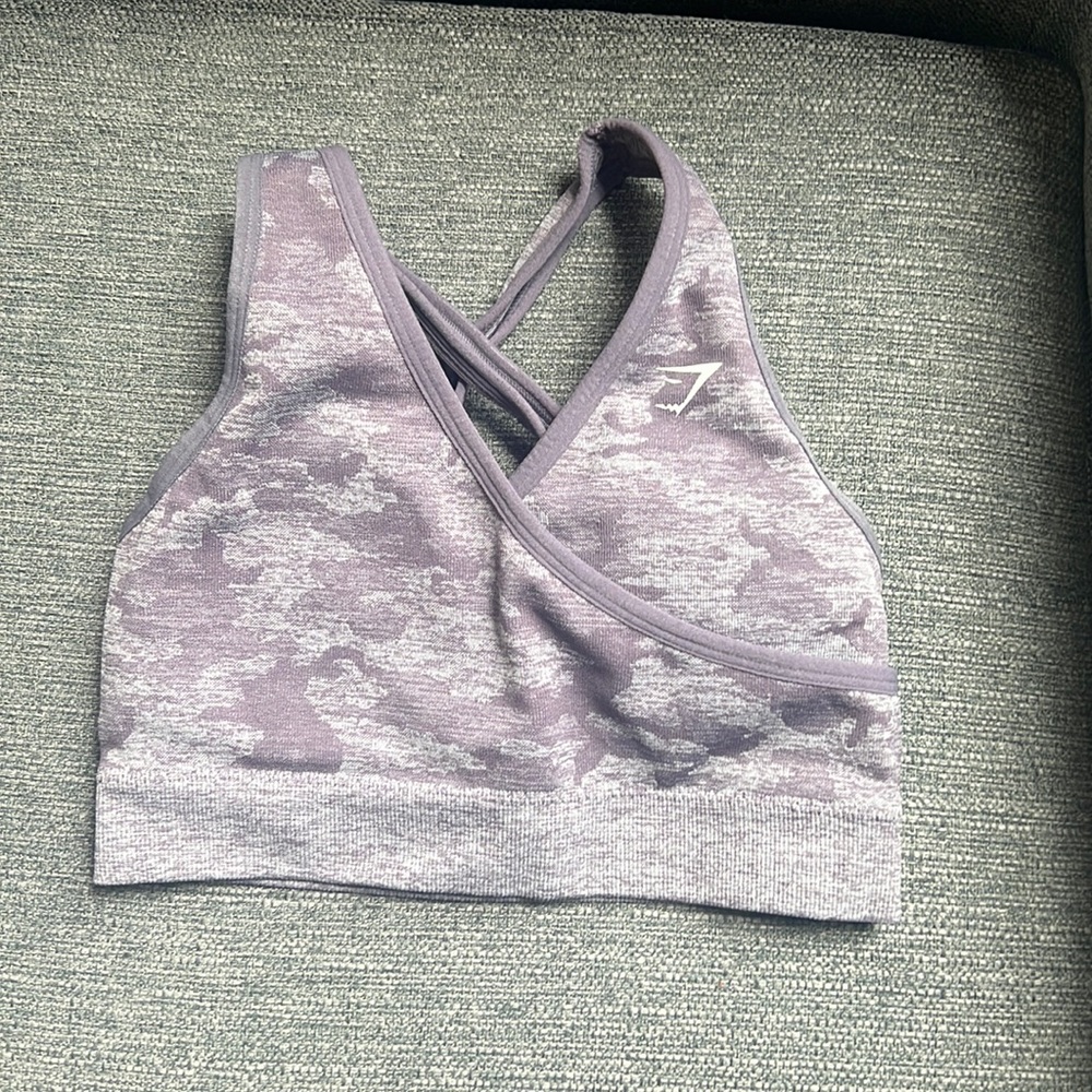 Gymshark Camouflage purple Sports Bra